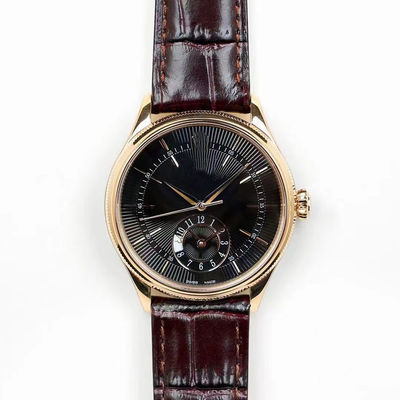 20mm Strap Width Leather Strap Wristwatches 3 ATM Water Resistance