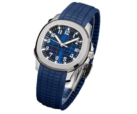 13mm Case Thickness Swiss Luxury Watch With Uni Directional Rotating Bezel