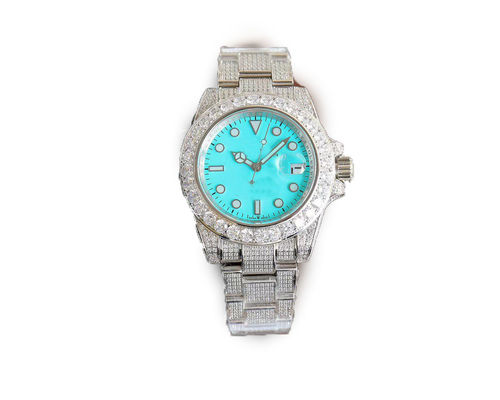 Sapphire Crystal Waterproof Wrist Watch Silver Colour For Active Lifestyles