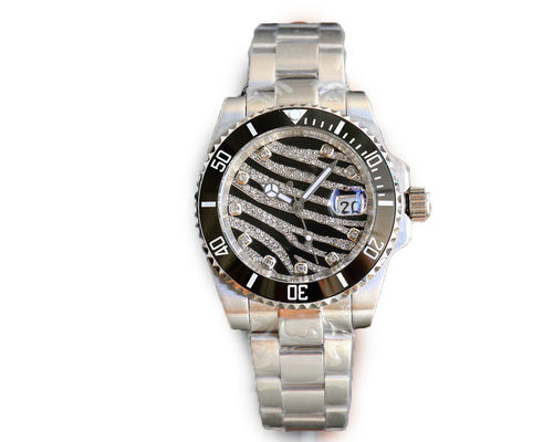 10mm Case Thickness Mens Watch With Metal Strap 200mm Time Display Function