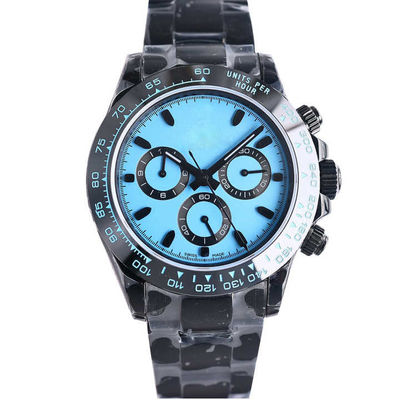 Super Clone 12.4mm Timing Mechanical Movement Stainless Steel Sapphire Glass Deep Panda Watches