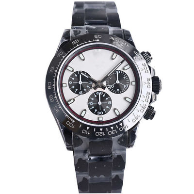 Super Clone 12.4mm Timing Mechanical Movement Stainless Steel Sapphire Glass Deep Panda Watches