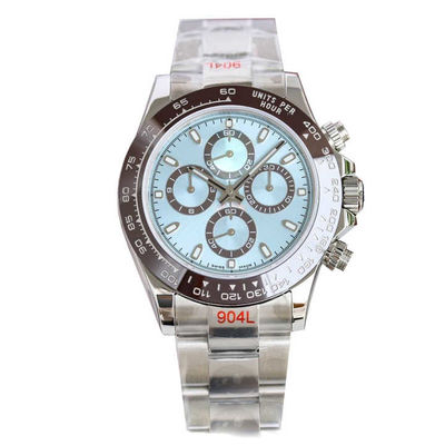 Super Clone 12.4mm Timing Mechanical Movement Stainless Steel Sapphire Glass Deep Panda Watches