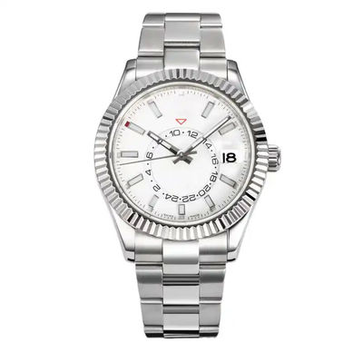 3A Quality Stainless Steel Strap Sapphire Mirror Mechanical Watches Skywalke Dial Forsining Watch Waterproof
