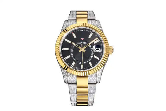3A Quality Stainless Steel Strap Sapphire Mirror Mechanical Watches Skywalke Dial Forsining Watch Waterproof