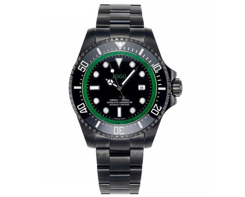 44mm Deep Sea Stainless Steel Mechanical Movement Iced Out Moissanite Watch Roex