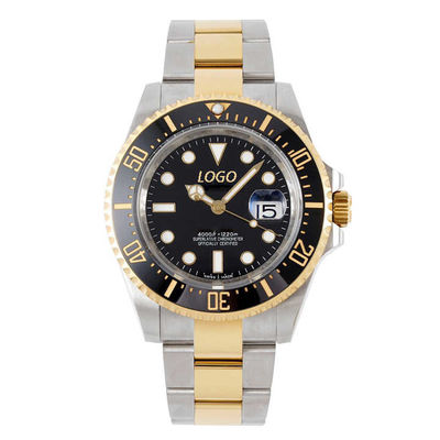 44mm Deep Sea Stainless Steel Mechanical Movement Iced Out Moissanite Watch Roex