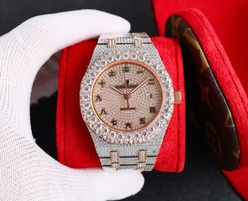 Luxury Full Diamond Boutique Men'S Quartz Watch