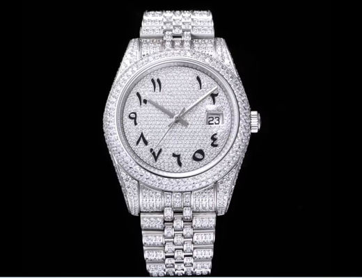 Mechanical Watch OEM Luxury Men Automatic Wristwatch Stainless Steel 100M Waterproof Watch
