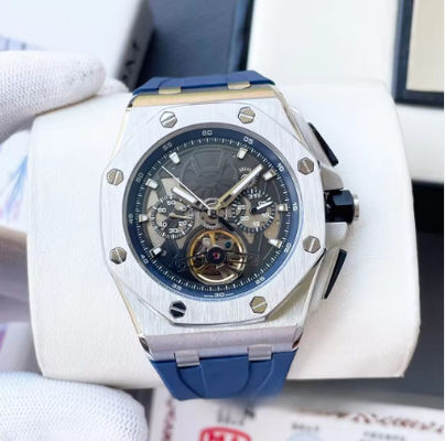 Automatic Men's Mechanical Sports Watch with Luminous Steel Strap Waterproof