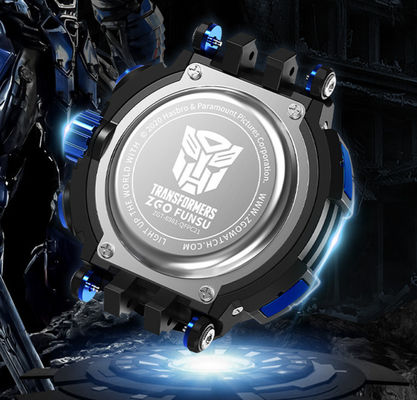 Transformer Children's Watch Male Teenagers Student Waterproof Luminous Boy Multi-Function Sports Electronic Watch